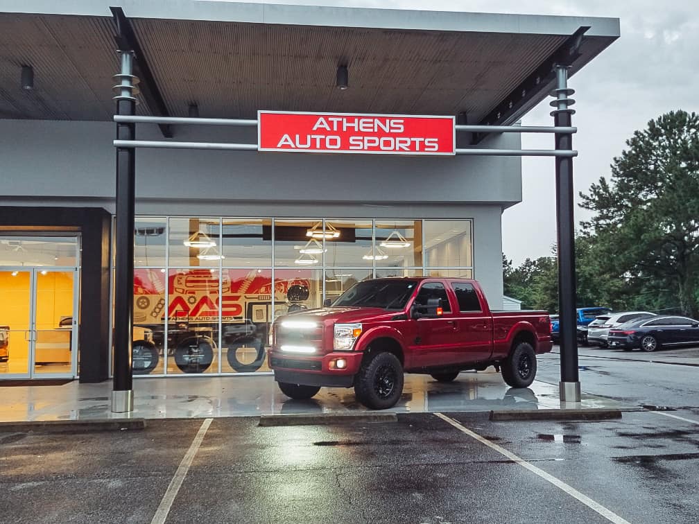 Athens Auto Sports Customized Red Ford F-150
